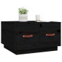 Mesa de centro de madera maciza de pino negro 60x53x35 cm en Mesas de centro | Comprar online en Foru.es