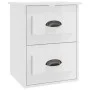 Mesita de noche de pared blanco brillante 41,5x36x53 cm de vidaXL, Mesitas de noche - Ref: Foro24-816396, Precio: 49,79 €, De...