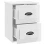 Mesita de noche de pared blanco brillante 41,5x36x53 cm de vidaXL, Mesitas de noche - Ref: Foro24-816396, Precio: 50,37 €, De...