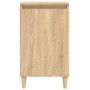 Mesitas de noche 2 uds madera contrachapada roble 40x35x70 cm de vidaXL, Mesitas de noche - Ref: Foro24-819635, Precio: 74,72...
