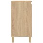 Mesitas de noche 2 uds madera contrachapada roble 40x35x70 cm de vidaXL, Mesitas de noche - Ref: Foro24-819635, Precio: 74,72...