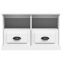 Mueble de TV madera contrachapada blanco 80x35x50 cm de vidaXL, Muebles TV - Ref: Foro24-816280, Precio: 47,00 €, Descuento: %