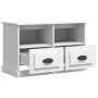 Mueble de TV madera contrachapada blanco 80x35x50 cm de vidaXL, Muebles TV - Ref: Foro24-816280, Precio: 46,59 €, Descuento: %
