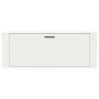 Mueble zapatero pared madera contrachapada blanco 100x35x38 cm en Zapateros y organizadores de calzado | Comprar online en Foru.