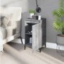 Mesita de noche madera contrachapada gris hormigón 40x35x70 cm de vidaXL, Mesitas de noche - Ref: Foro24-819652, Precio: 44,7...