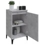 Mesita de noche madera contrachapada gris hormigón 40x35x70 cm de vidaXL, Mesitas de noche - Ref: Foro24-819652, Precio: 44,7...