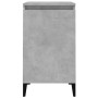 Mesita de noche madera contrachapada gris hormigón 40x35x70 cm de vidaXL, Mesitas de noche - Ref: Foro24-819652, Precio: 44,7...