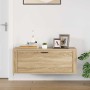 Mueble zapatero pared contrachapada roble Sonoma 100x35x38 cm en Zapateros y organizadores de calzado | Comprar online en Foru.e
