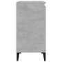 Mesita de noche madera contrachapada gris hormigón 40x35x70 cm de vidaXL, Mesitas de noche - Ref: Foro24-819652, Precio: 44,7...