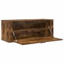 Mueble zapatero pared contrachapada roble ahumado 100x35x38 cm en Zapateros y organizadores de calzado | Comprar online en Foru.