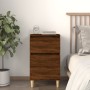 Mesita de noche color roble marrón 40x35x70 cm de vidaXL, Mesitas de noche - Ref: Foro24-819706, Precio: 44,79 €, Descuento: %