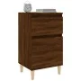 Mesita de noche color roble marrón 40x35x70 cm de vidaXL, Mesitas de noche - Ref: Foro24-819706, Precio: 44,27 €, Descuento: %
