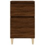 Mesita de noche color roble marrón 40x35x70 cm de vidaXL, Mesitas de noche - Ref: Foro24-819706, Precio: 44,79 €, Descuento: %