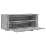 Mueble zapatero pared contrachapada gris Sonoma 100x35x38 cm en Zapateros y organizadores de calzado | Comprar online en Foru.es