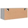 Mueble zapatero pared contrachapada gris Sonoma 100x35x38 cm en Zapateros y organizadores de calzado | Comprar online en Foru.es