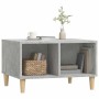 Mesa de centro madera contrachapada gris hormigón 60x50x36,5 cm en Mesas de centro | Comprar online en Foru.es