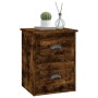 Mesita de noche de pared color roble ahumado 41,5x36x53 cm de vidaXL, Mesitas de noche - Ref: Foro24-816402, Precio: 42,06 €,...