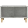 Mesa de centro madera contrachapada gris hormigón 60x50x36,5 cm en Mesas de centro | Comprar online en Foru.es