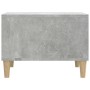 Mesa de centro madera contrachapada gris hormigón 60x50x36,5 cm en Mesas de centro | Comprar online en Foru.es