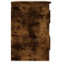 Mesita de noche de pared color roble ahumado 41,5x36x53 cm de vidaXL, Mesitas de noche - Ref: Foro24-816402, Precio: 42,06 €,...