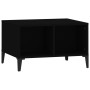 Mesa de centro madera contrachapada negro 60x50x36,5 cm en Mesas de centro | Comprar online en Foru.es