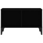 Mesa de centro madera contrachapada negro 60x50x36,5 cm en Mesas de centro | Comprar online en Foru.es