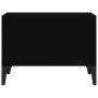 Mesa de centro madera contrachapada negro 60x50x36,5 cm en Mesas de centro | Comprar online en Foru.es