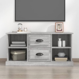 Mueble para TV madera contrachapada gris Sonoma 99,5x35,5x48 cm de vidaXL, Muebles TV - Ref: Foro24-816278, Precio: 76,25 €, ...
