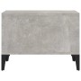 Mesa de centro madera contrachapada gris hormigón 60x50x36,5 cm en Mesas de centro | Comprar online en Foru.es