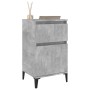 Mesitas de noche 2 uds gris hormigón 40x35x70 cm de vidaXL, Mesitas de noche - Ref: Foro24-819717, Precio: 84,58 €, Descuento: %