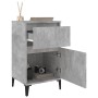 Mesitas de noche 2 uds gris hormigón 40x35x70 cm de vidaXL, Mesitas de noche - Ref: Foro24-819717, Precio: 84,58 €, Descuento: %