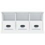 Mueble de TV madera contrachapada blanco 100x35x50 cm de vidaXL, Muebles TV - Ref: Foro24-816288, Precio: 67,91 €, Descuento: %