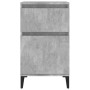 Mesitas de noche 2 uds gris hormigón 40x35x70 cm de vidaXL, Mesitas de noche - Ref: Foro24-819717, Precio: 84,58 €, Descuento: %
