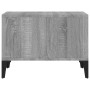 Mesa de centro madera contrachapada gris Sonoma 60x50x36,5 cm en Mesas de centro | Comprar online en Foru.es