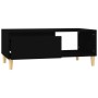 Mesa de centro madera contrachapada negro 90x50x36,5 cm en Mesas de centro | Comprar online en Foru.es
