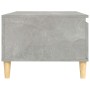 Mesa de centro madera contrachapada gris hormigón 90x50x36,5 cm en Mesas de centro | Comprar online en Foru.es