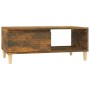 Mesa de centro madera contrachapada roble ahumado 90x50x36,5 cm en Mesas de centro | Comprar online en Foru.es