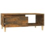 Mesa de centro madera contrachapada roble ahumado 90x50x36,5 cm en Mesas de centro | Comprar online en Foru.es