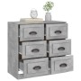 Aparador de madera contrachapada gris hormigón 70x35,5x67,5 cm de vidaXL, Aparadores - Ref: Foro24-816436, Precio: 113,18 €, ...
