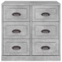 Aparador de madera contrachapada gris hormigón 70x35,5x67,5 cm de vidaXL, Aparadores - Ref: Foro24-816436, Precio: 113,18 €, ...