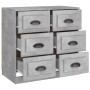 Aparador de madera contrachapada gris hormigón 70x35,5x67,5 cm de vidaXL, Aparadores - Ref: Foro24-816436, Precio: 113,18 €, ...