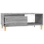 Mesa de centro madera contrachapada gris Sonoma 90x50x36,5 cm en Mesas de centro | Comprar online en Foru.es