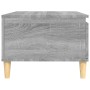 Mesa de centro madera contrachapada gris Sonoma 90x50x36,5 cm en Mesas de centro | Comprar online en Foru.es
