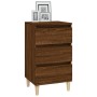 Mesita de noche madera contrachapada roble marrón 40x35x70 cm de vidaXL, Mesitas de noche - Ref: Foro24-819667, Precio: 55,82...