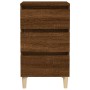 Mesita de noche madera contrachapada roble marrón 40x35x70 cm de vidaXL, Mesitas de noche - Ref: Foro24-819667, Precio: 55,82...