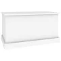 Baúl de almacenaje madera contrachapada blanco 70x40x38 cm de vidaXL, Baúles de almacenamiento - Ref: Foro24-816504, Precio: ...