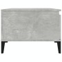 Mesa de centro madera contrachapada gris hormigón 90x50x36,5 cm en Mesas de centro | Comprar online en Foru.es