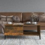 Mesa de centro madera contrachapada roble ahumado 90x50x36,5 cm en Mesas de centro | Comprar online en Foru.es