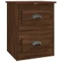 Mesita de noche de pared color roble marrón 41,5x36x53 cm de vidaXL, Mesitas de noche - Ref: Foro24-816406, Precio: 51,24 €, ...