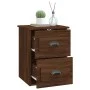 Mesita de noche de pared color roble marrón 41,5x36x53 cm de vidaXL, Mesitas de noche - Ref: Foro24-816406, Precio: 51,24 €, ...